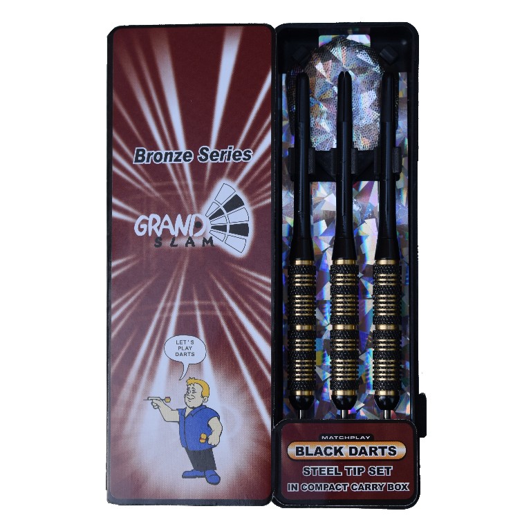Grandslam Dartsset Black Brass 3 stuks 18/20/22/24 Gram - assorti - prijs per stuk