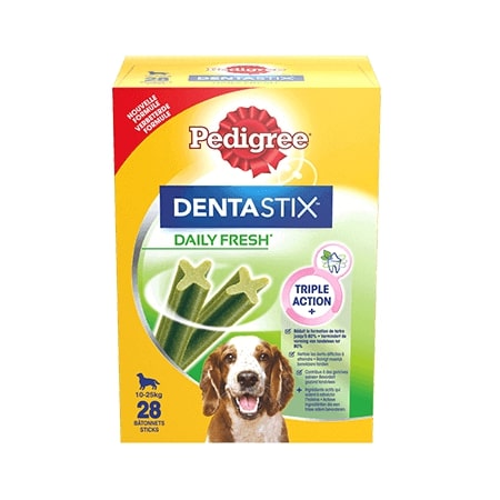 Pedigree Dentastic Fresh Medium 28 stuks met Eucalyptys voor een Frisse Adem