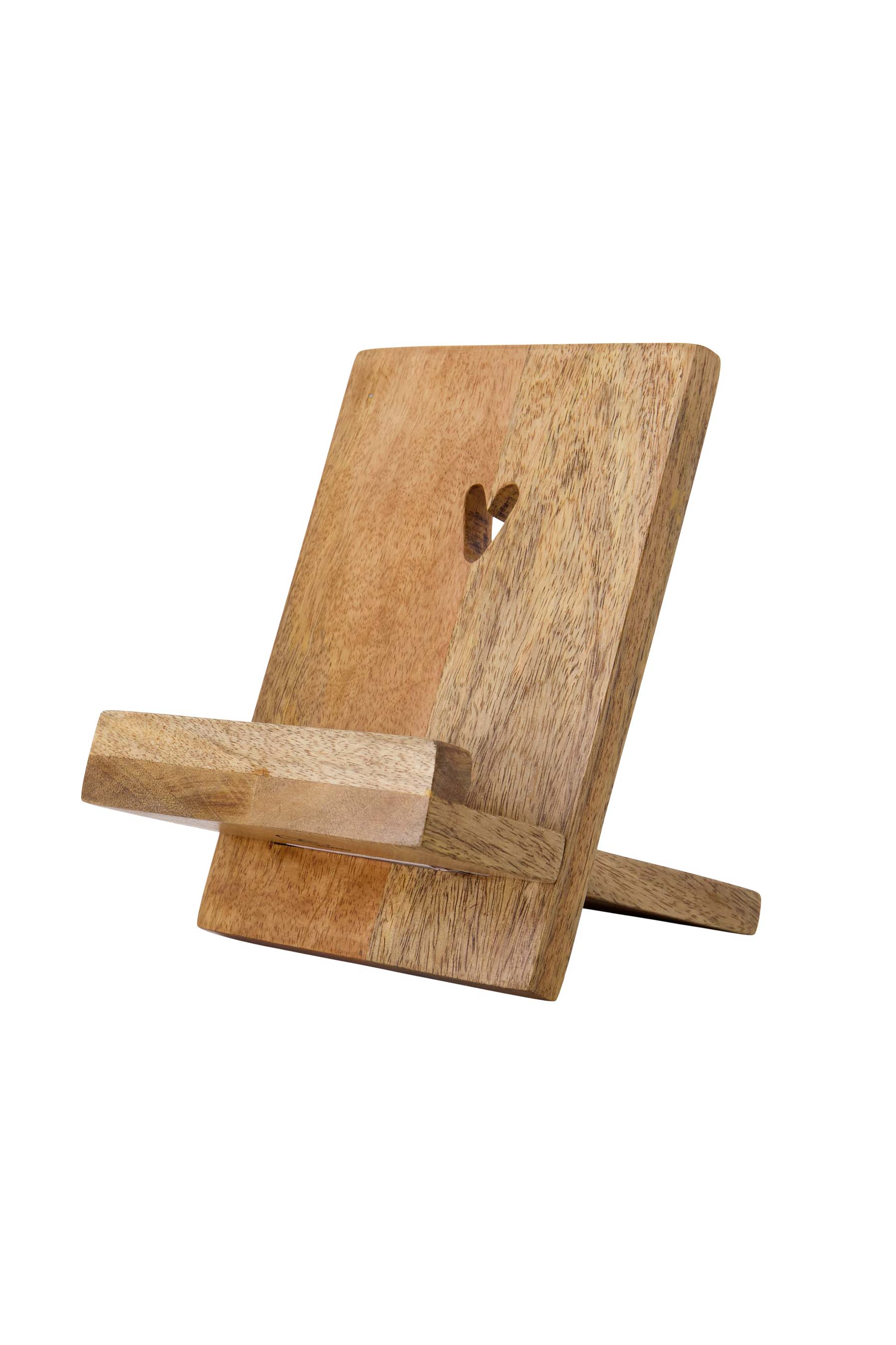 Zusss Boekenstandaart Hartje Hout 14x18x18 cm