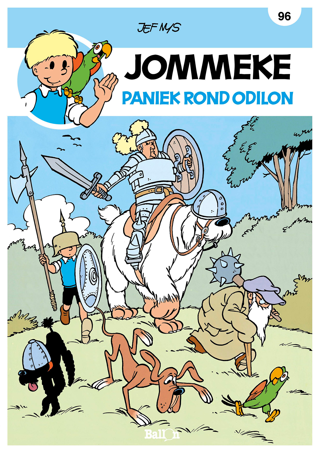 Stripverhaal Jommeke 96 Paniek rond Odilon
