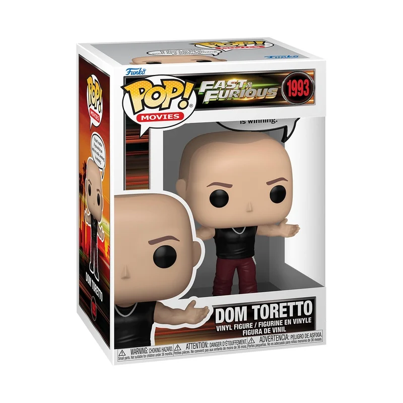 Funko Pop! Movies - Fast & Furios: Dominic Toretto -> Sayings 1993