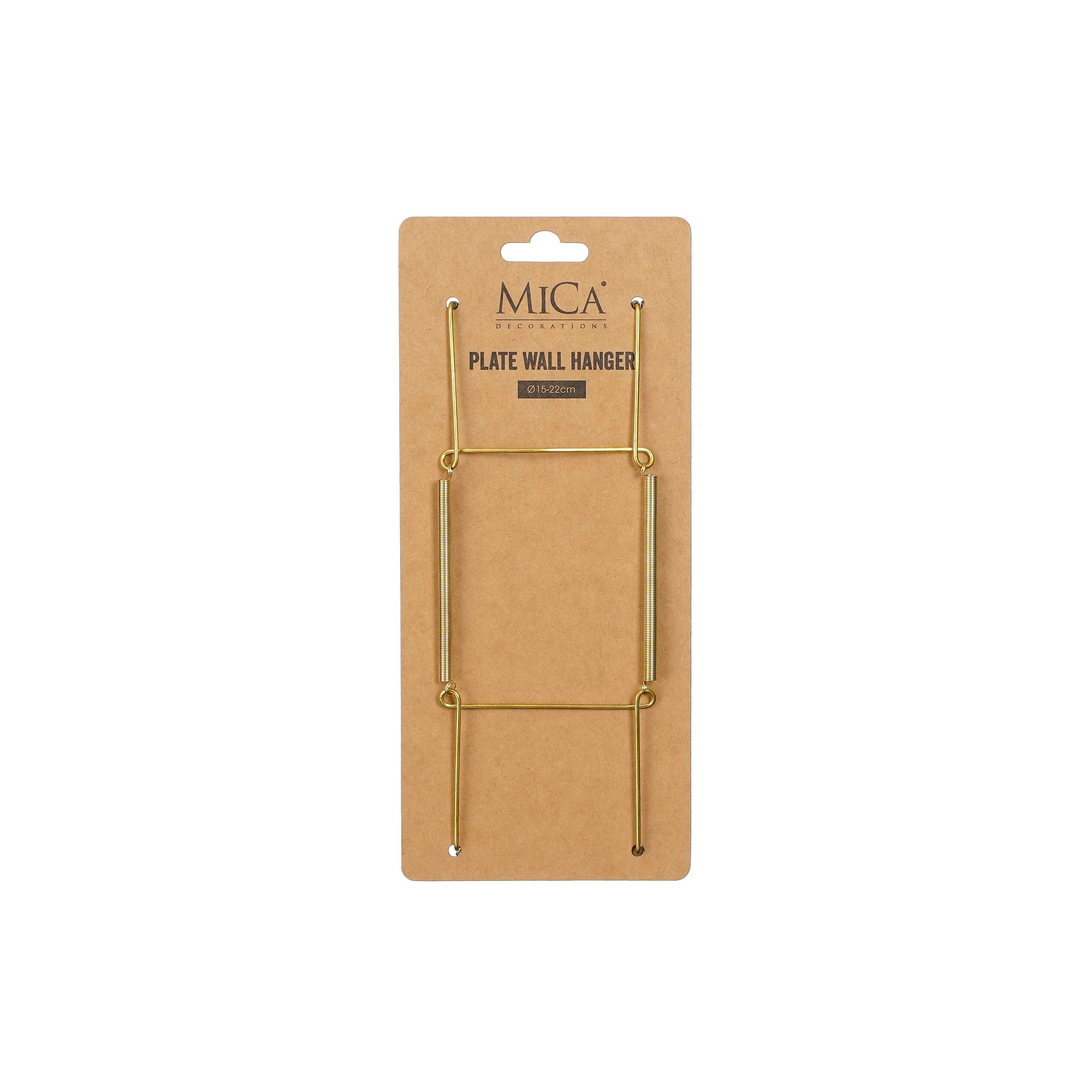 Mica Bord Hanger Goud 19x7.5 cm - Metaal
