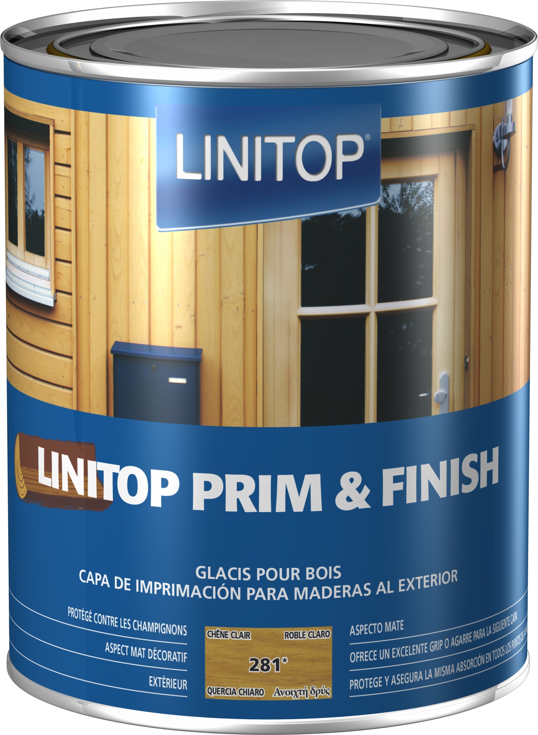 Linitop Primer 1 l Kleur 281 Lichte Eik