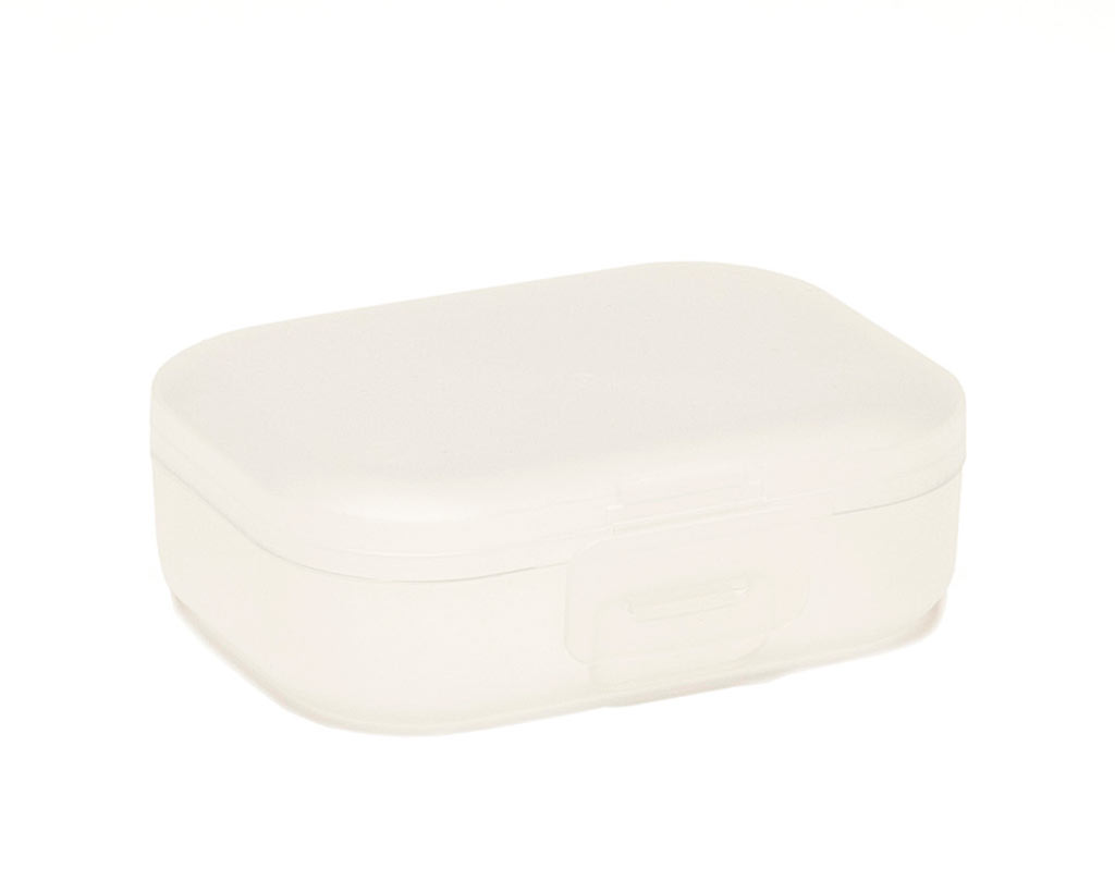 Amuse Snackdoos Clip Basic Transparant - 11x8x4 cm