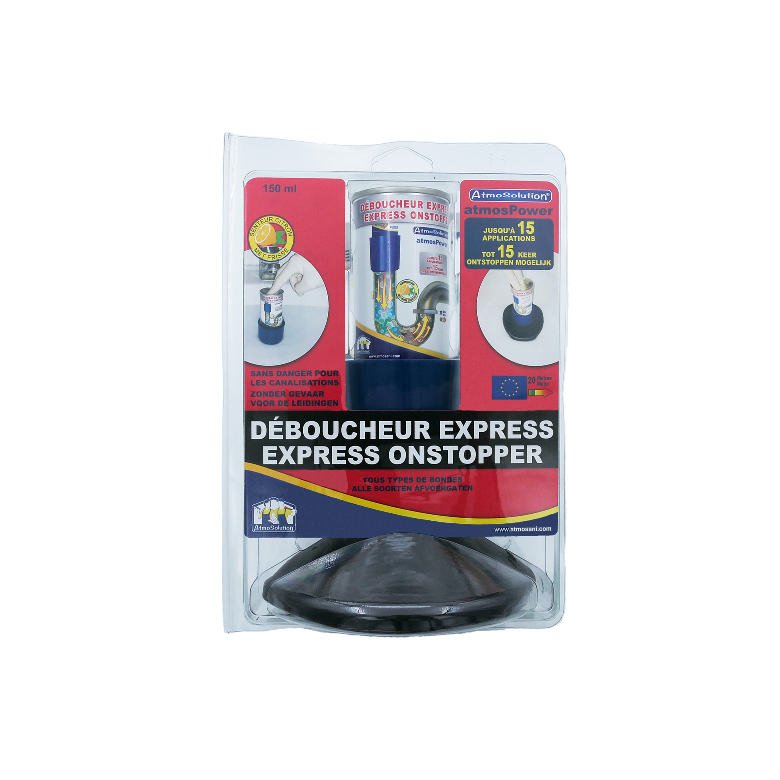 Atmos Power Ontstopper onder Druk 150 ml