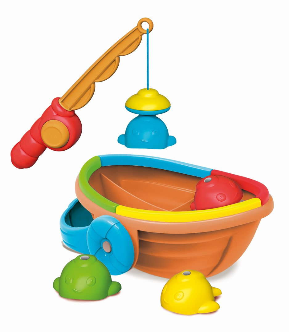 Baby Clementoni Play for Future, Kleuren vissen met hengel en bootje