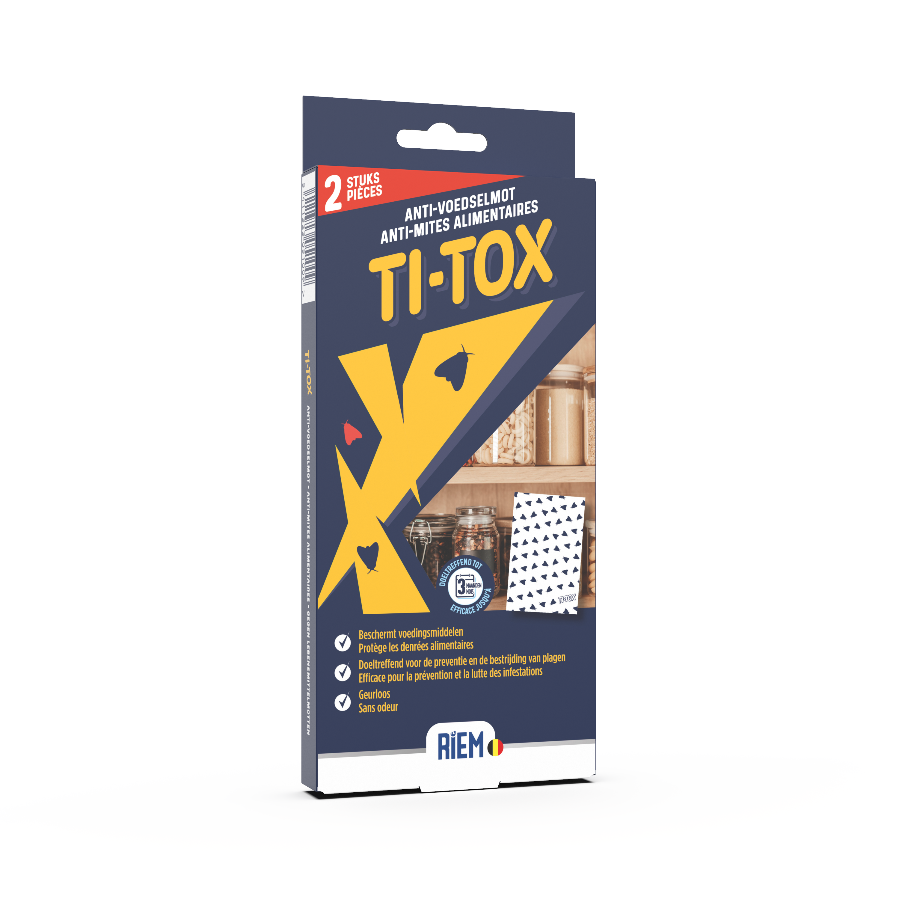 Ti-Tox Anti-Voedselmot 2 stuks