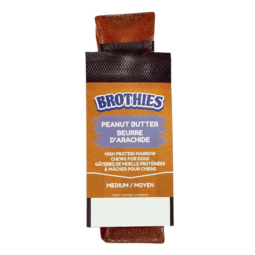 Brothies Kauwsnack met Bouillon 10 cm Pindakaas 50 g