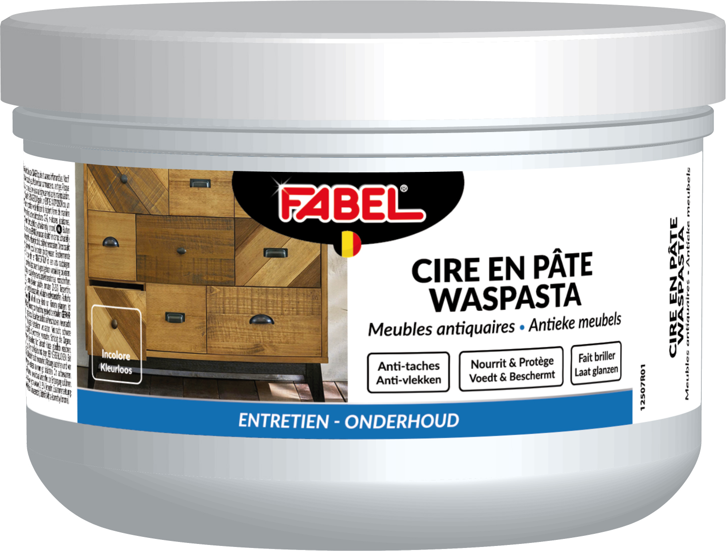 Fabel Vaste Antiekwas Hout en Meubels Kleurloos 350ml