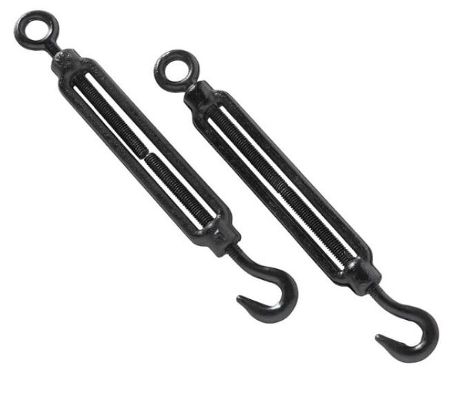 MACK 2 Spanners Oog met Haak m 6 X 110 mm Zwart