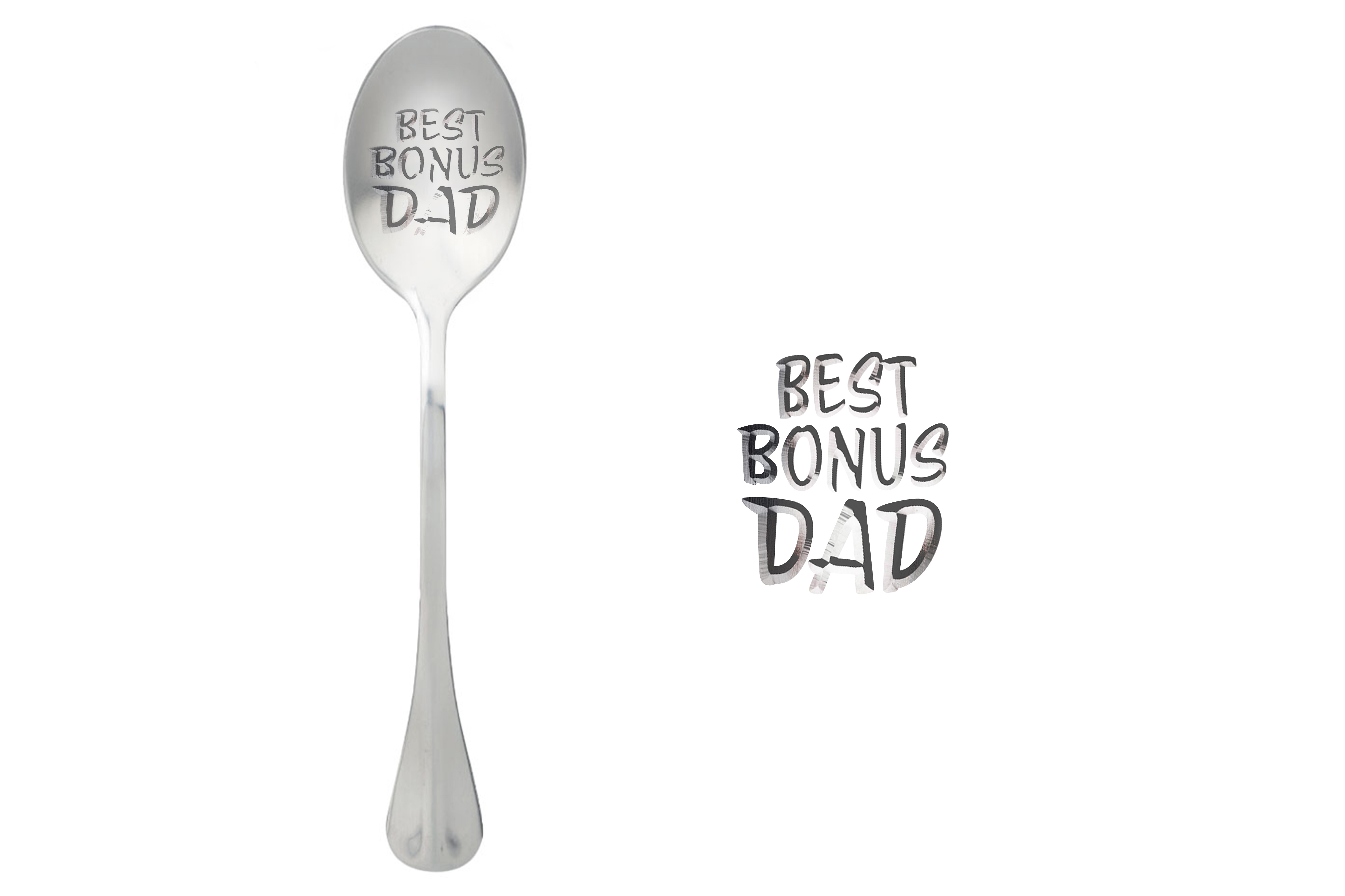 One Message Spoon Lepel met Tekst Best Bonus Dad