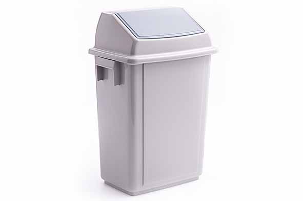 Araven Afvalemmer 40 l Recycled Bolero Grijs - 43.5x30x63.5 cm