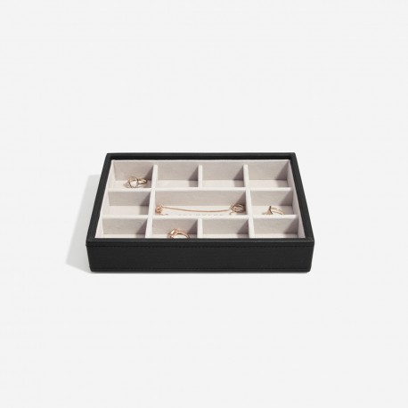 Stackers Juwelendoos Mini 11 Section Black 12.5x18x3.7 cm