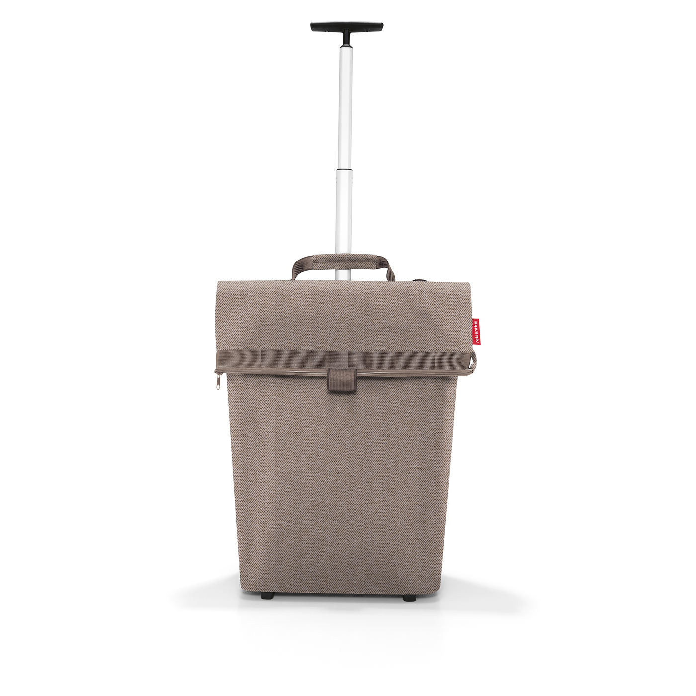 Reisenthel Boodschappen Trolley M 43l Herringbone Mokka 43x53x21 cm