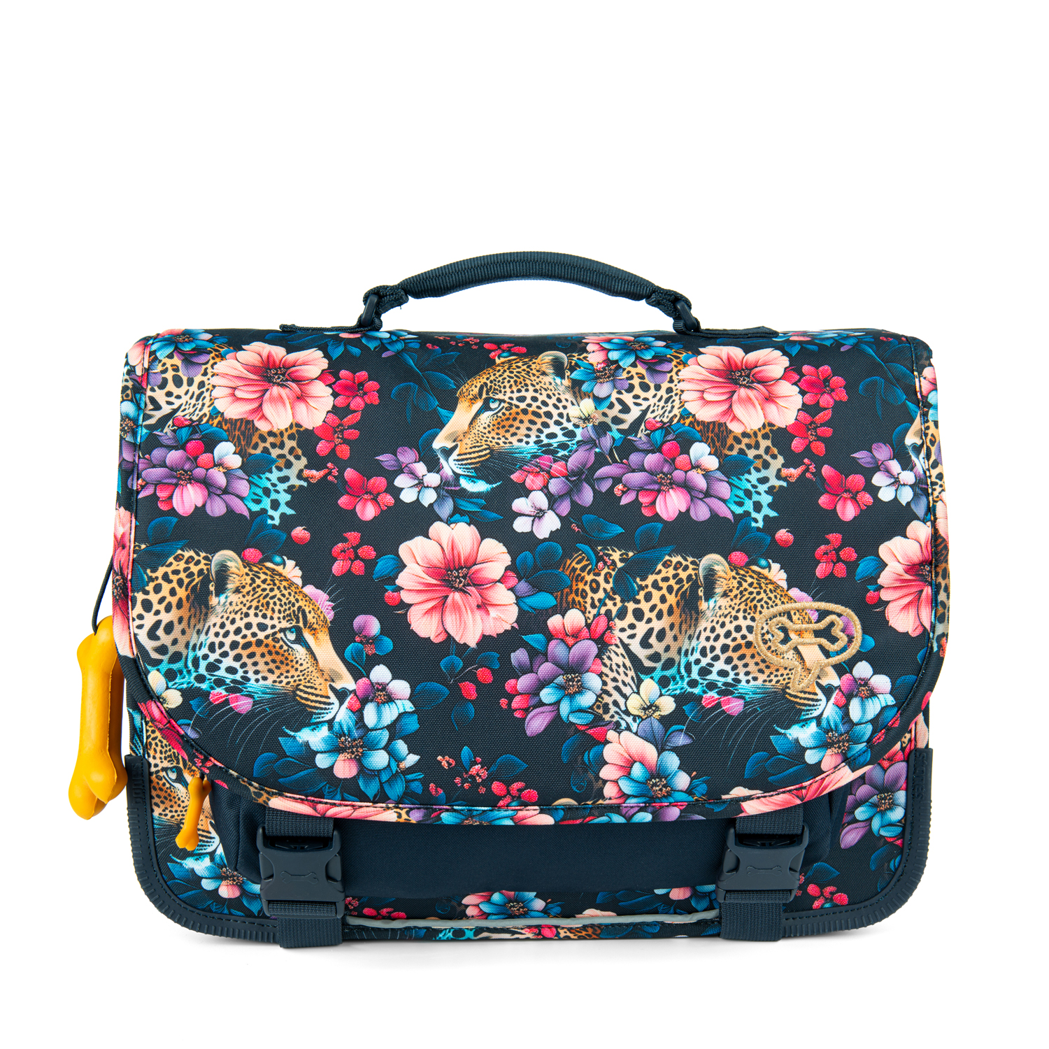 STONES and BONES Boekentas Cedar 18l Floral Ambush Navy 40.5x25x30.5 cm