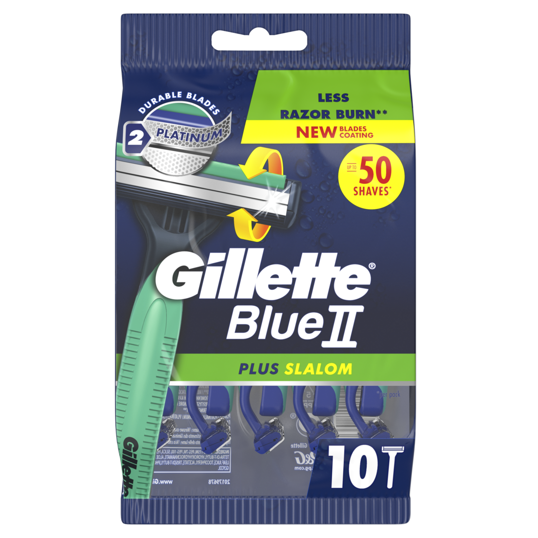 Gillette Wegwerpscheerapparaat BlueII 10 stuks