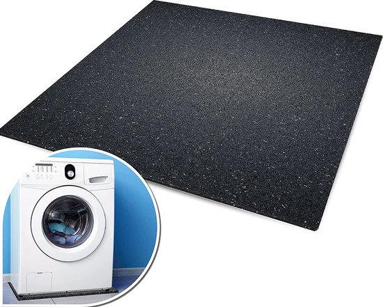 Noma Rub Rubbertegel 60x60 cm x 10 mm Anti-Schok Tegel Droogkast/Wasmachine