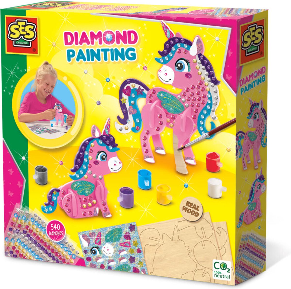 SES Diamond Painting - 3D Eenhoorns 