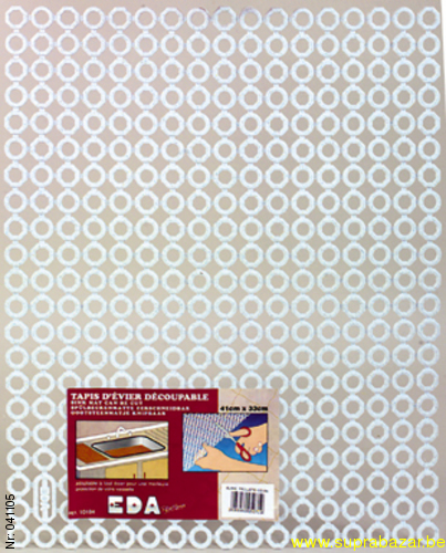 Gootsteenmat 41x31 cm - Afknipbaar