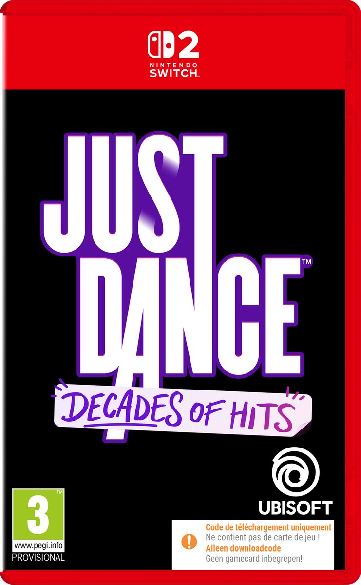 Nintendo Switch 2 Just Dance 2027 Decades of Hits (Code in Box)