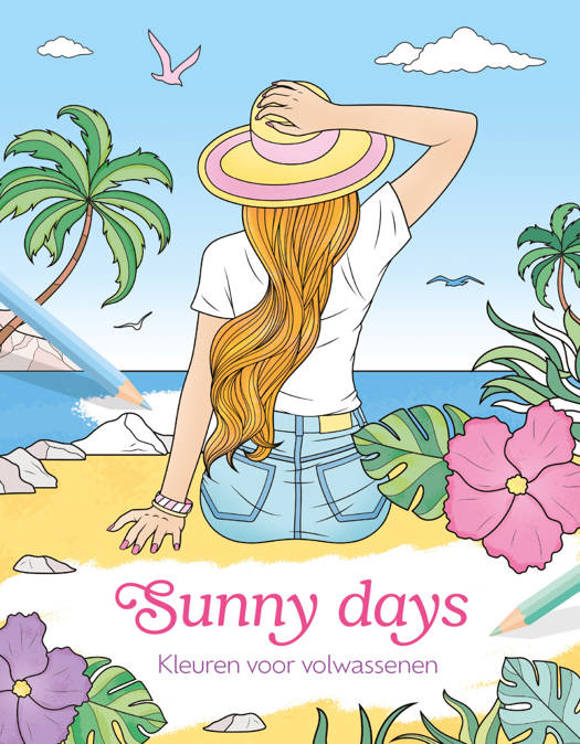 Sunny days - Kleuren voor Volwassenen