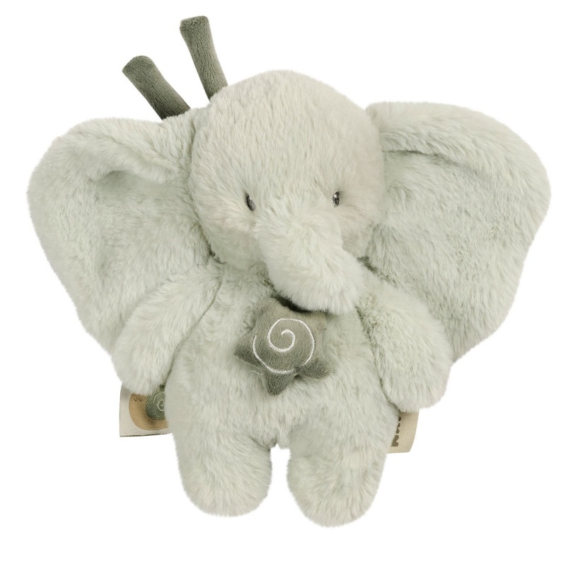 Nattou Knuffel Loulou Muziek Mini Olifant Lindegroen 20 cm
