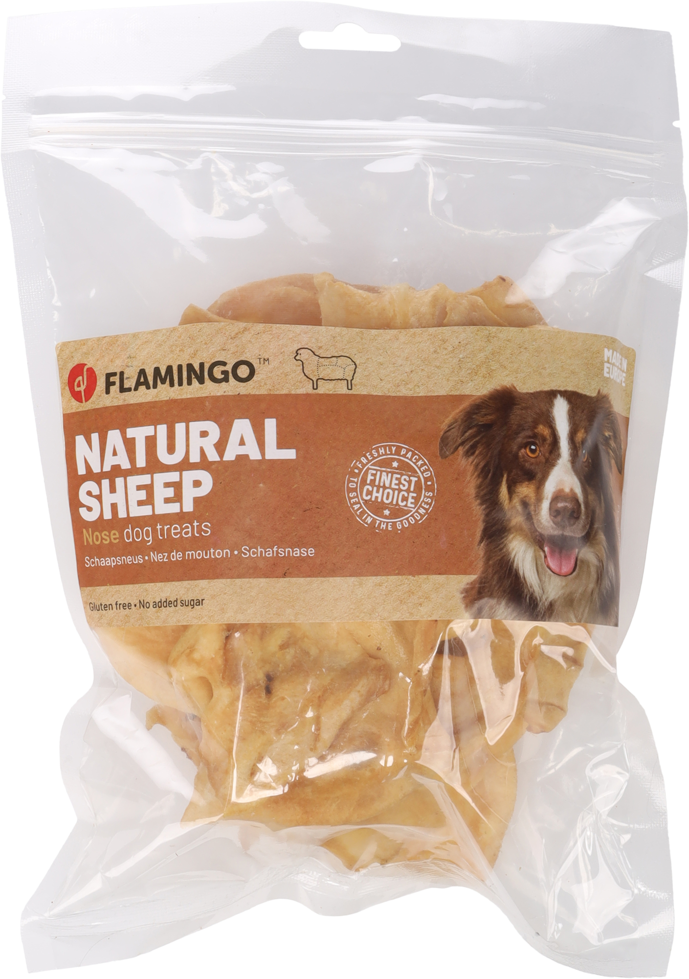 Flamingo Nature Snack Hond Schapenneus 150 gr
