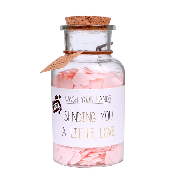My Flame Confetti Handzeep Sending You A Little Love - Fresh Cotton - 6.5x13 cm