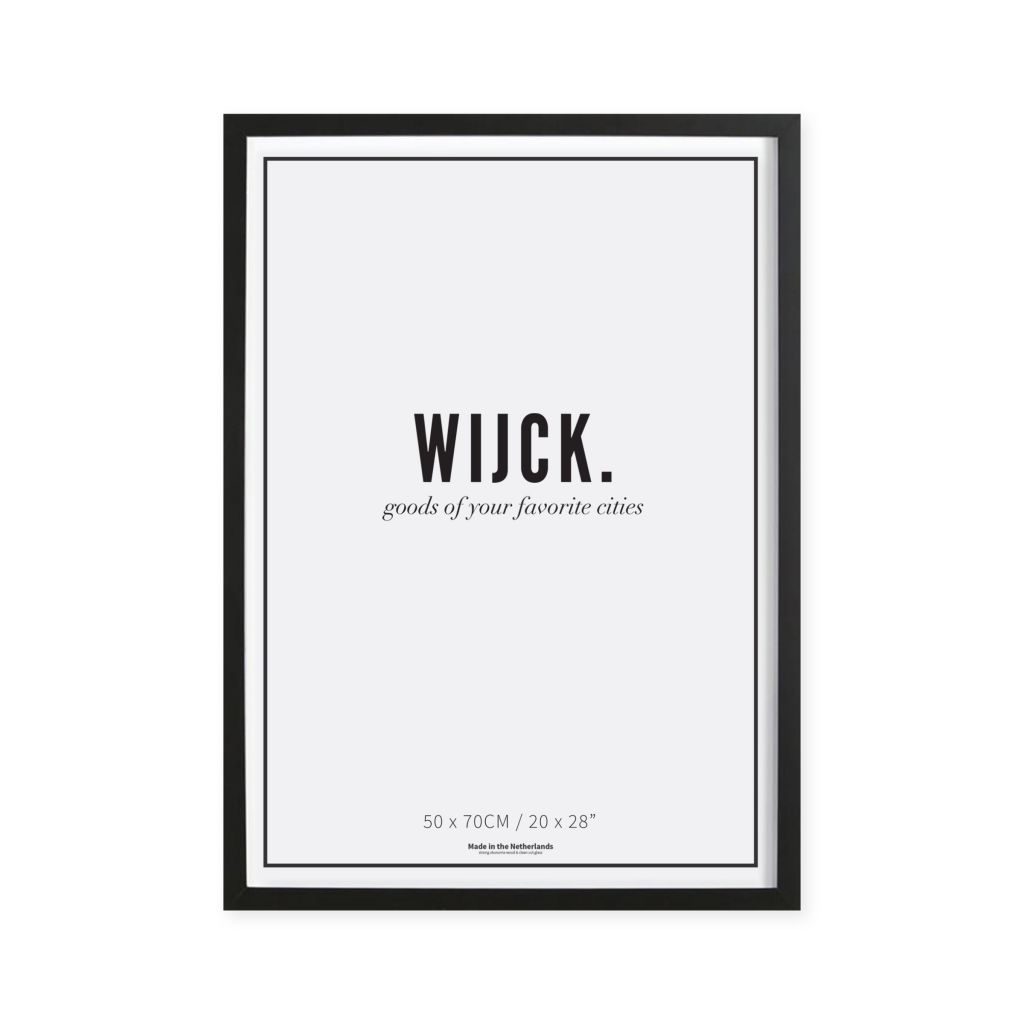 Wijck Fotokader A4 Hout Zwart 21x30 cm