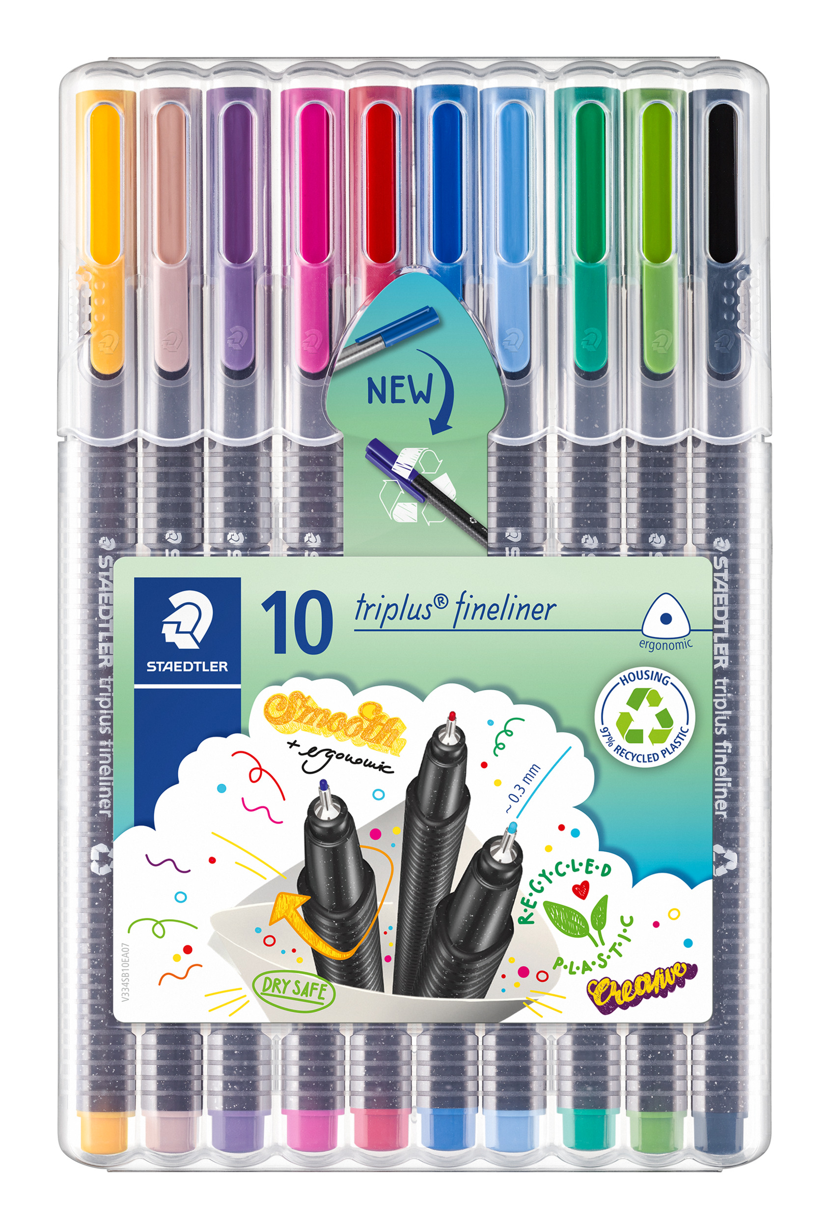 Triplus Fineliner Superfijn Box 10 stuks