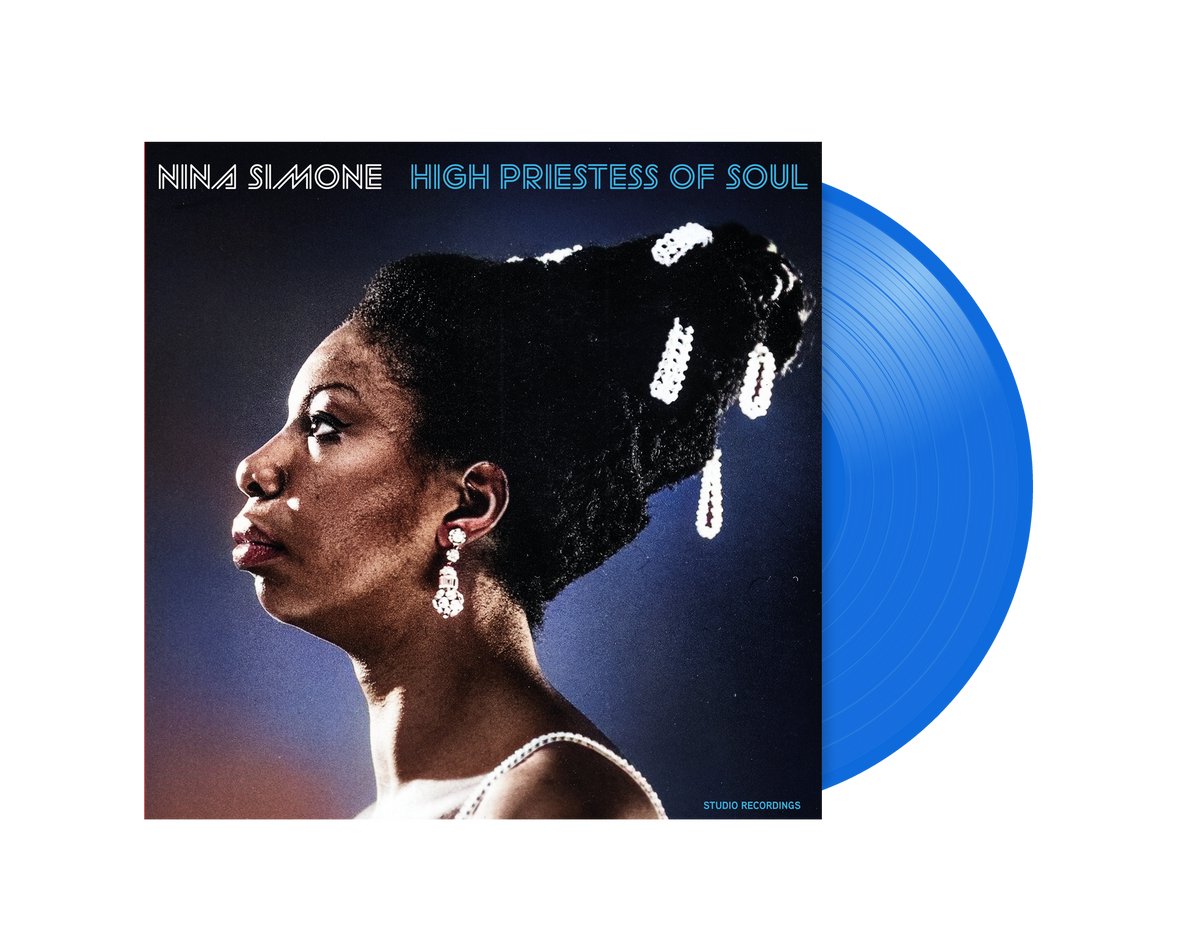 Nina Simone - High Priestess of Soul LP Blue Transparant Vinyl Edition