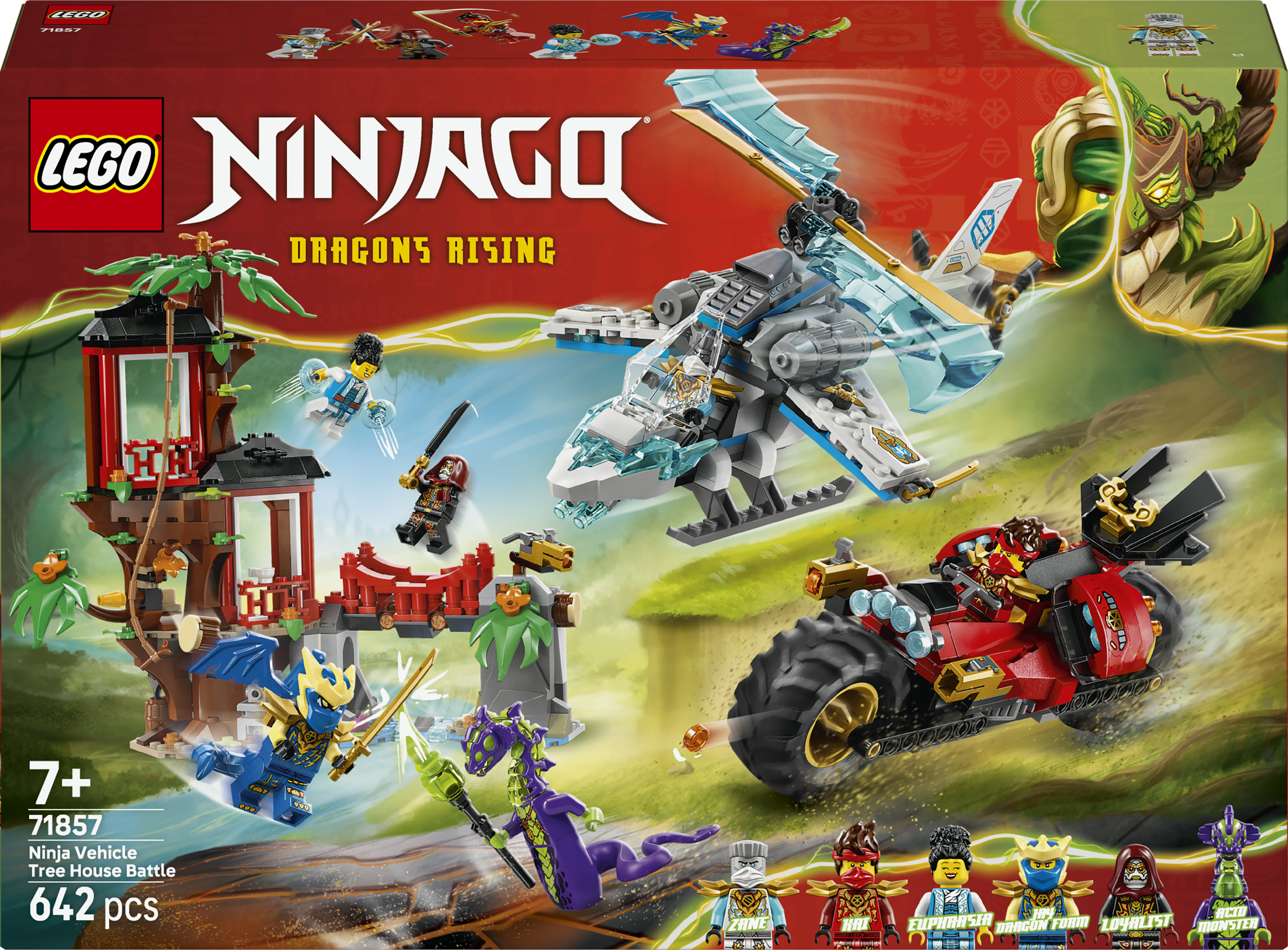 Lego Ninjago 71857 Ninjagovoertuigen bij de Boomhut