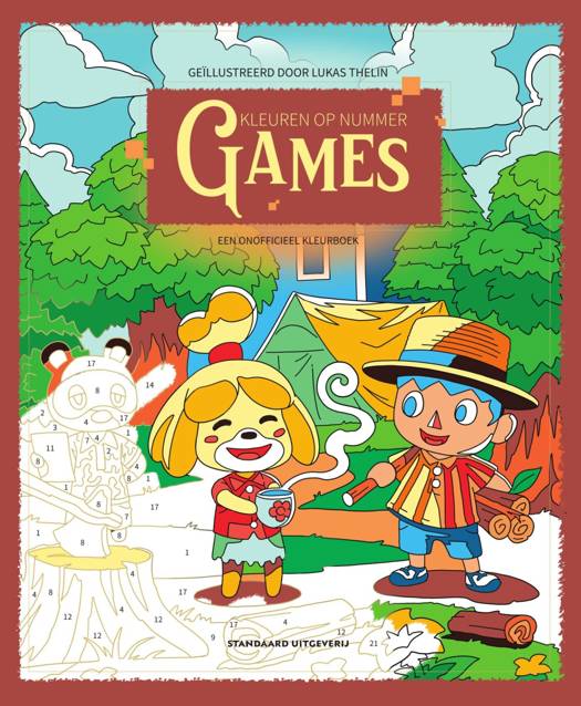 Kleurboek Kleuren op Nummer - Videogames