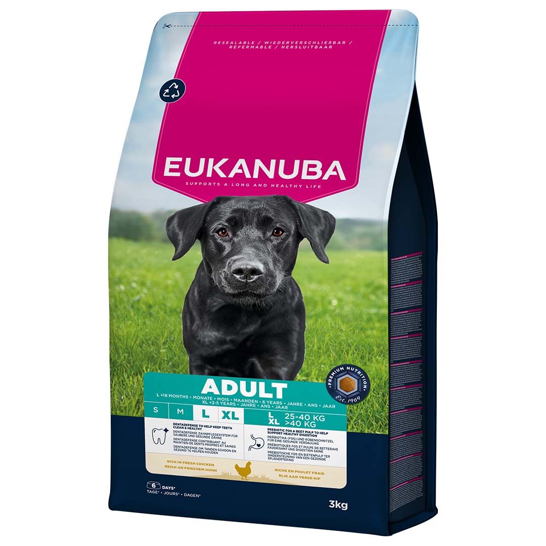 Eukanuba Hondenvoer Adult Large Kip 3 kg