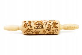 Folkroll Deegrol Gingerbread Mix - 43x4.5 cm - Hout