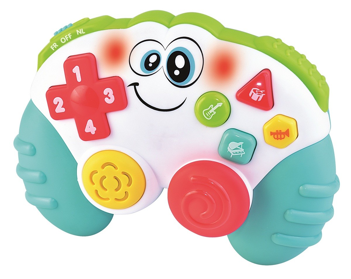 Mijn eerste spelcontroller licht en geluid, spreekt nederlands en frans