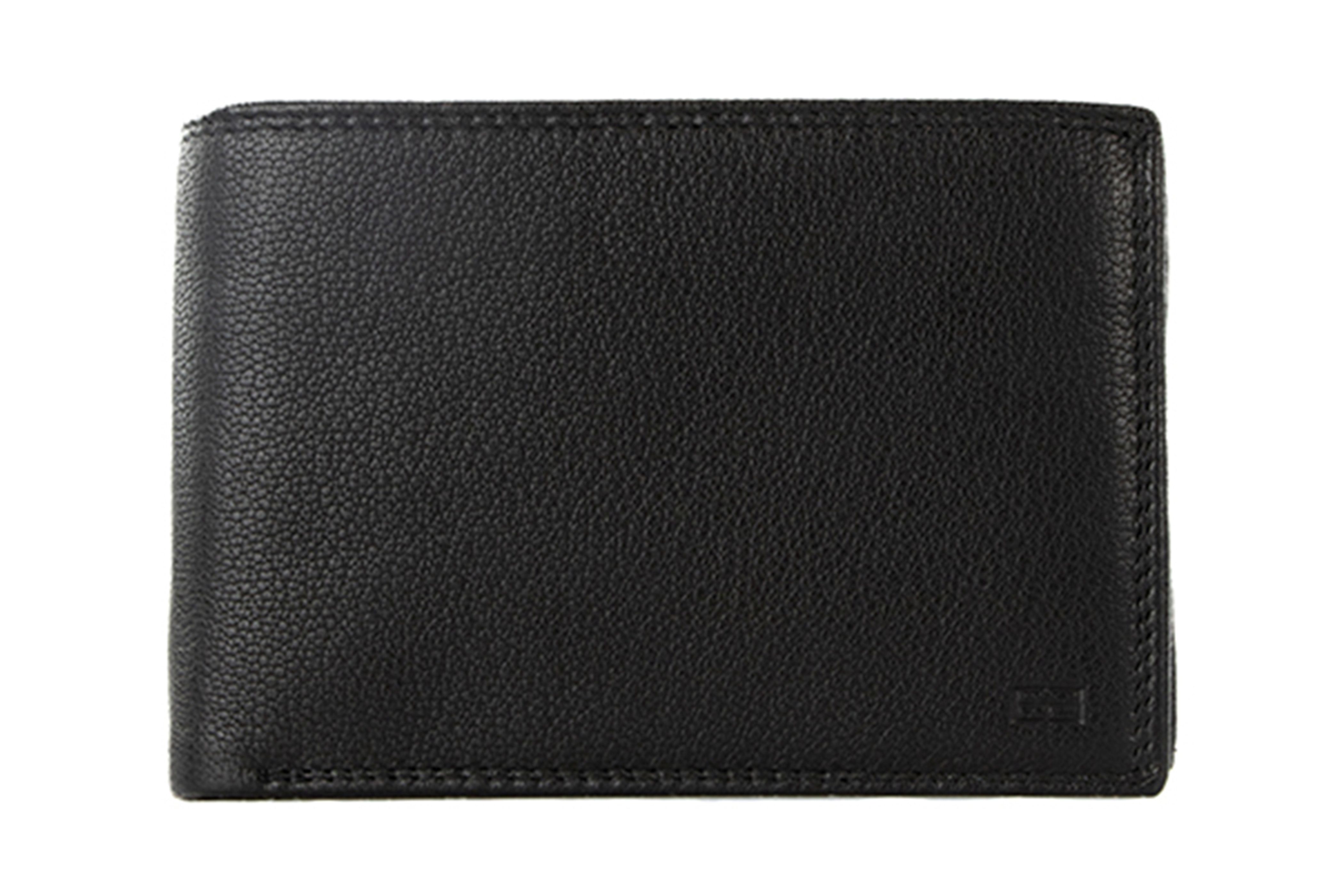 Garzini Bifold Portefeuille RFID Black 12x9x2.5 cm