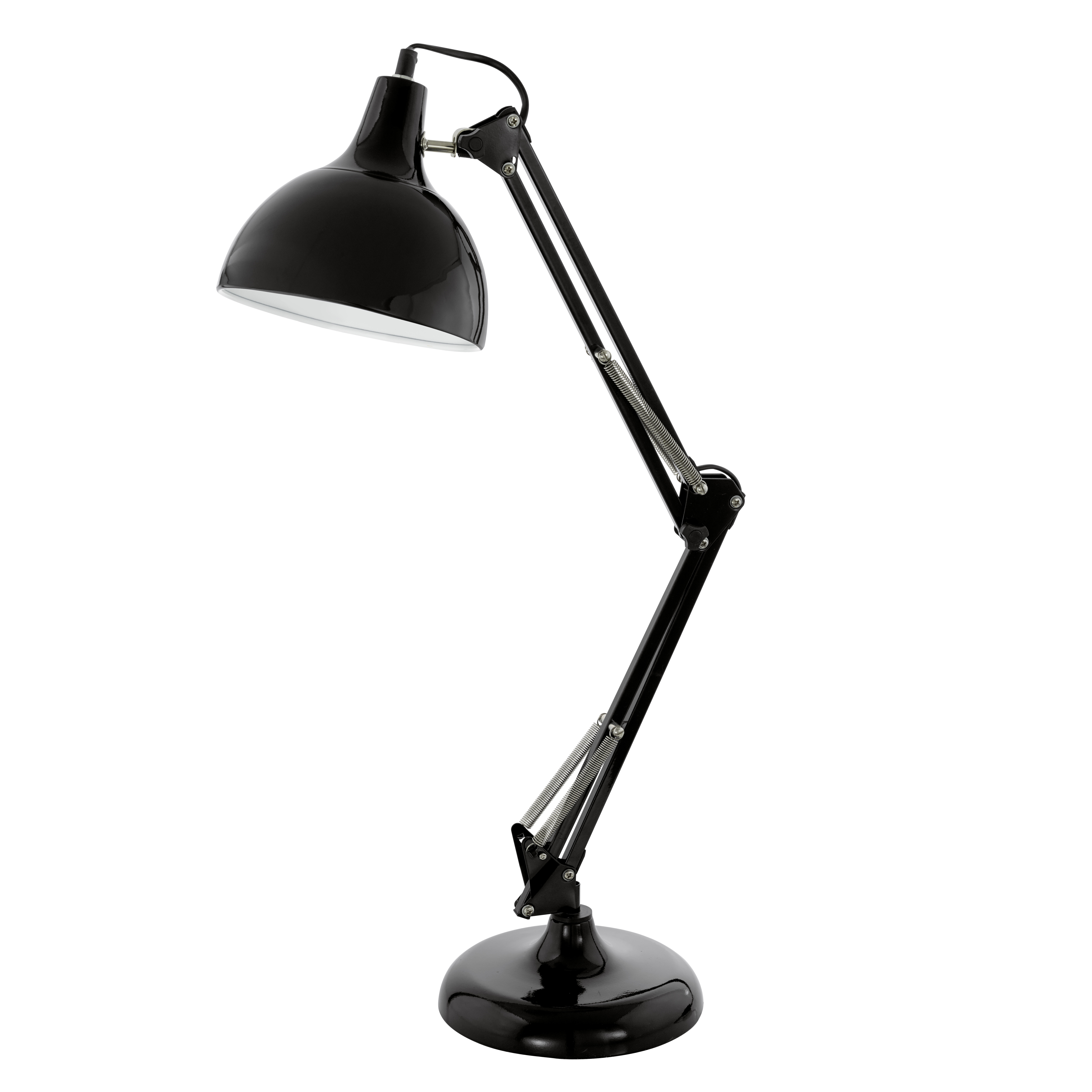 Eglo Borgillio Bureaulamp Zwart E27 socket