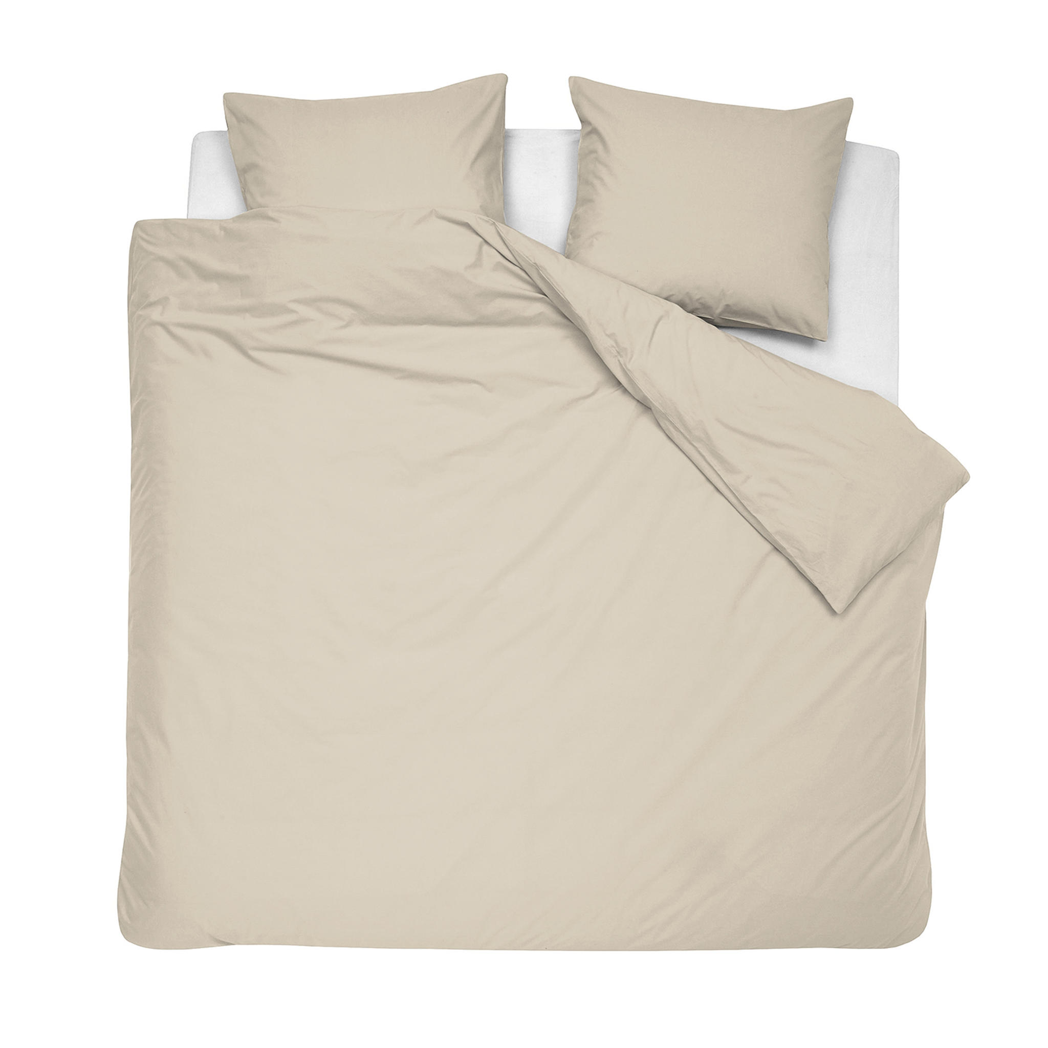 Cinderella Dekbedovertrekset Morning 200x200-220 cm Flanel Light Sand