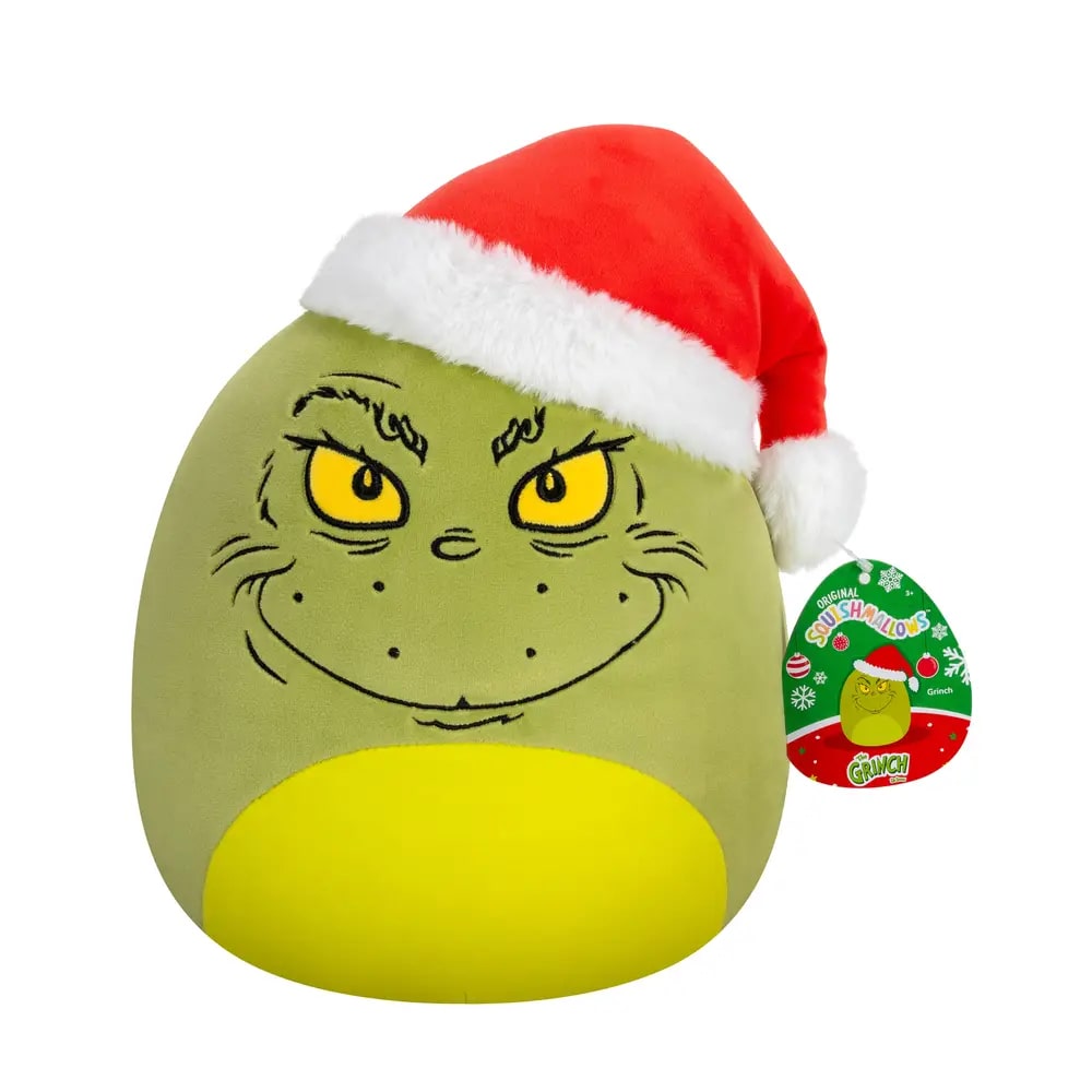 Squishmallows 25 cm Grinch in Santa Hat 