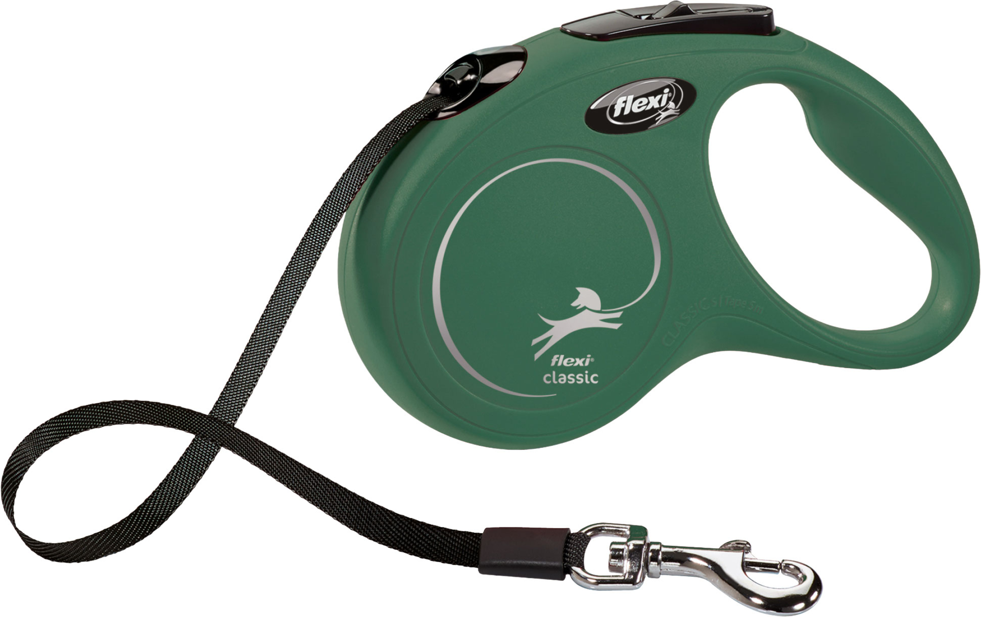 Flexi Leiband New Classic Lint S 5 m Olijfgroen
