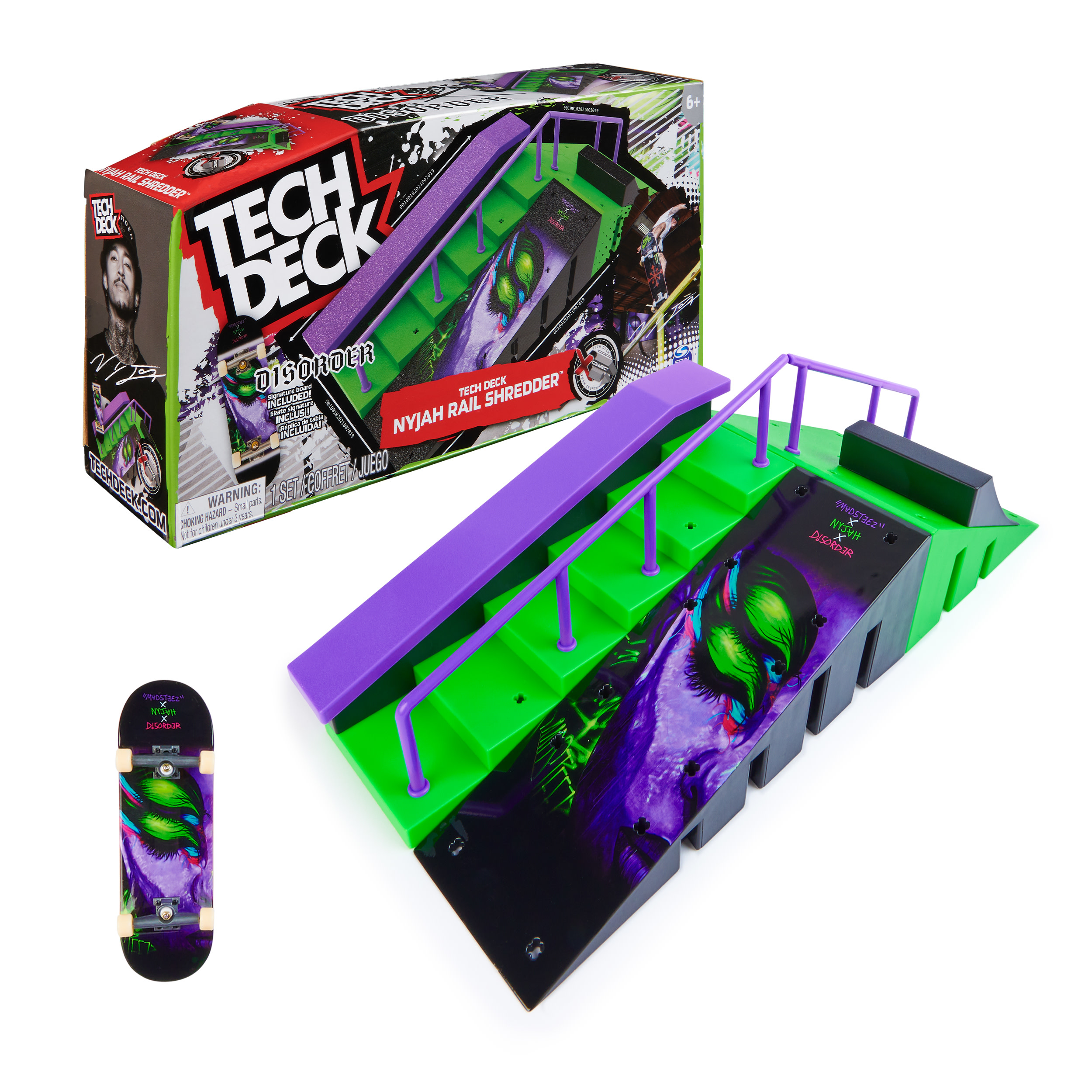 Tech Deck X-Connect Park Creator - Nyjah Rail Shredder