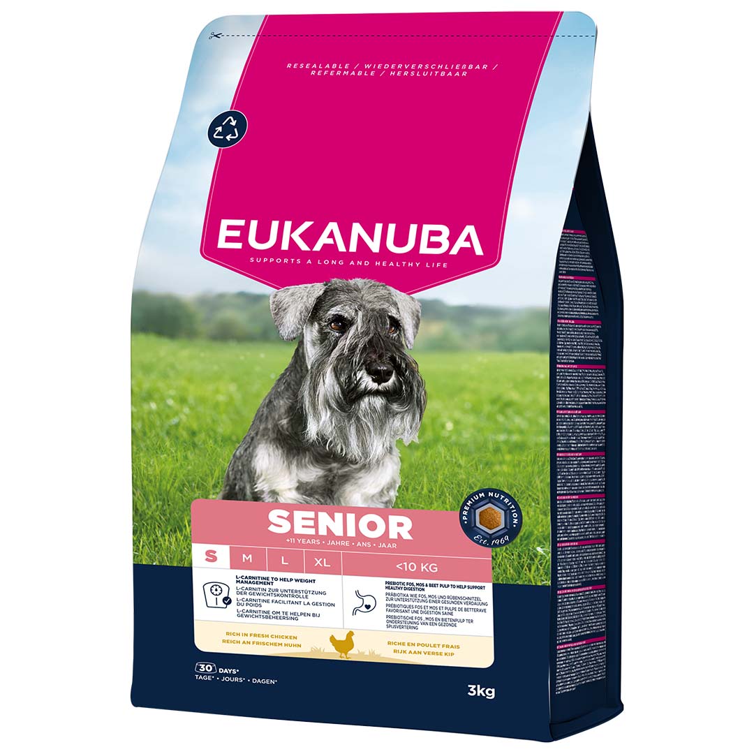 Eukanuba Hondenvoer Senior Small Kip 3 kg