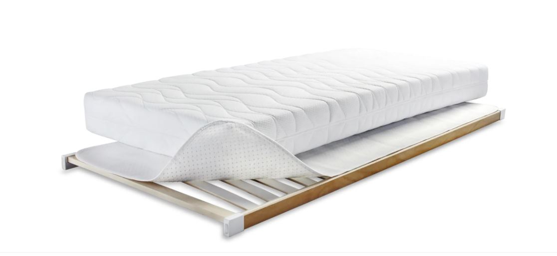 Dormisette Lattenbodembeschermer Wit met Noppen 90x200 cm