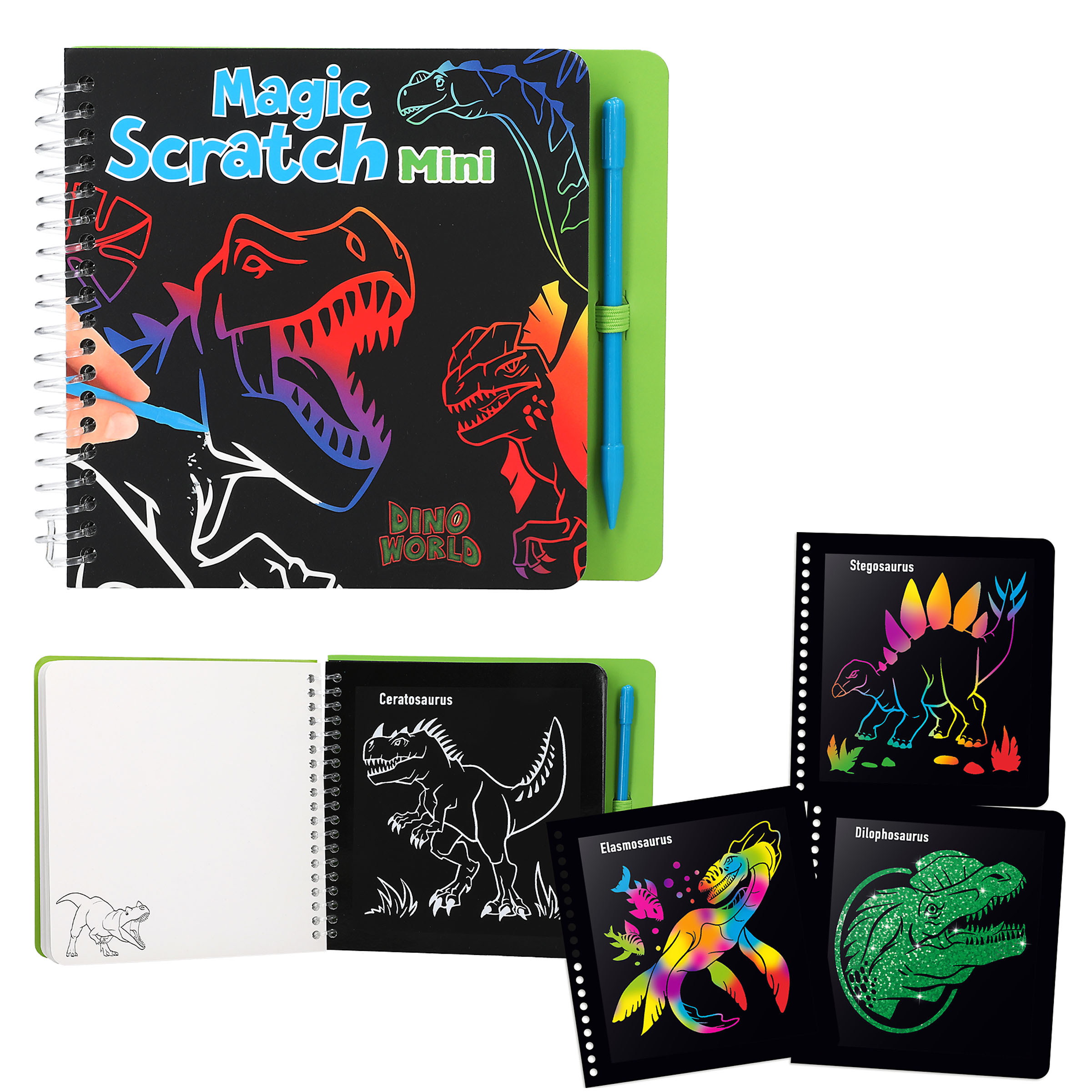 Dino World Mini Magic Scratch Boek