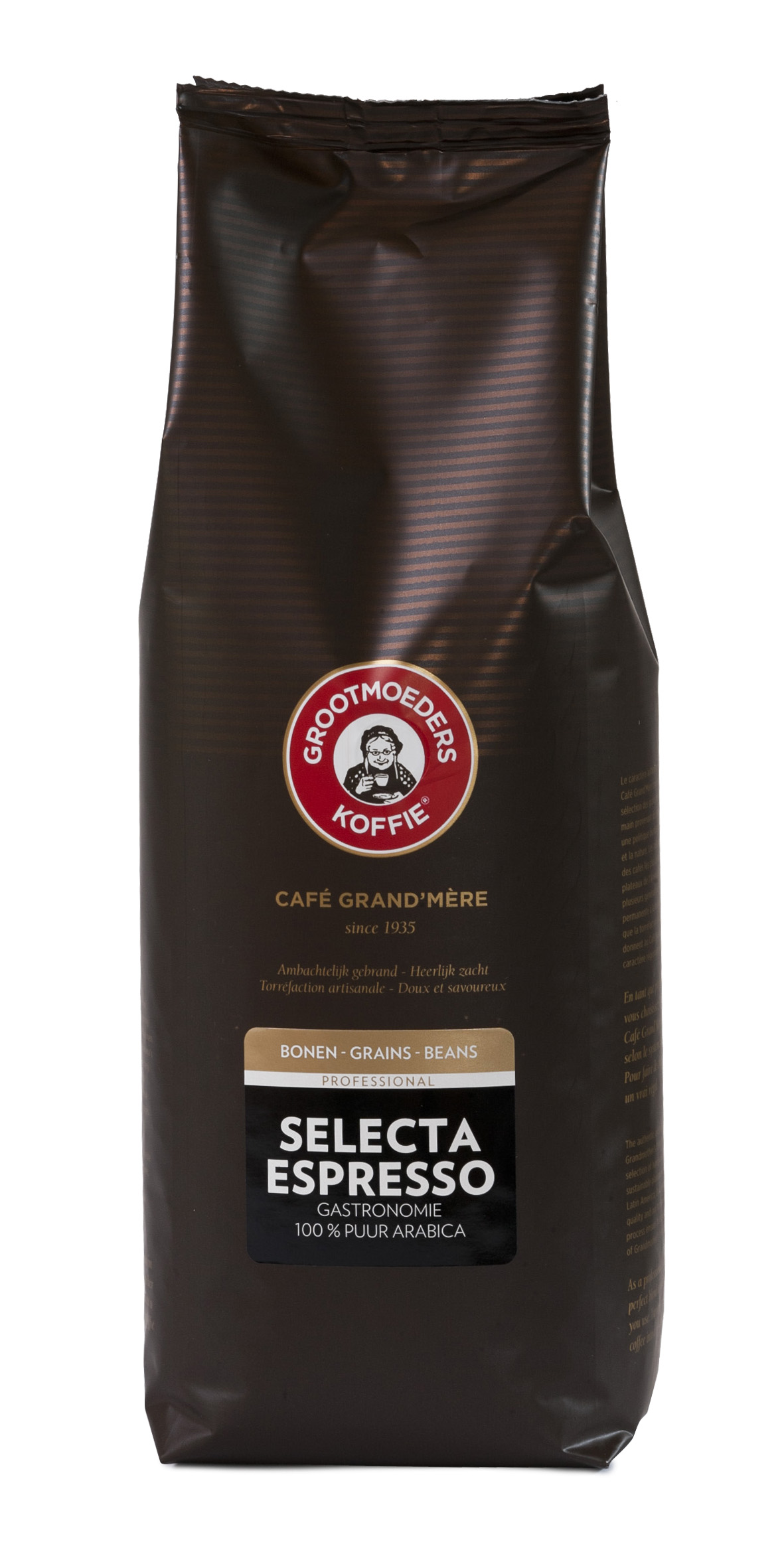 Selecta Espresso Prof 1 kg Bonen Grootmoeders Koffie
