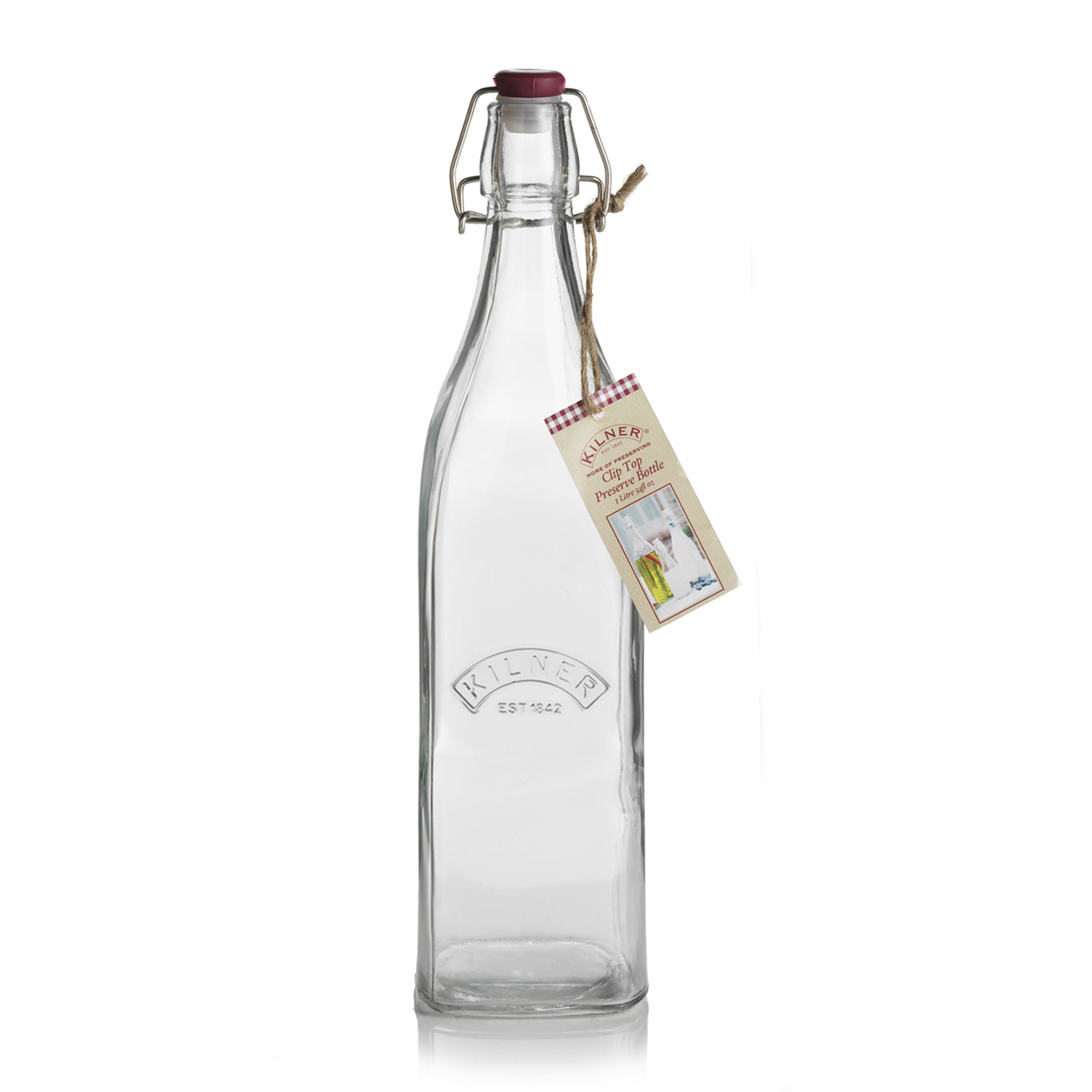 Kilner Fles 1l met Beugelafsluiting - 7.5x32 cm