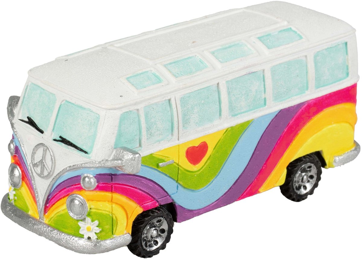 Aqua Della Hippie Bus voor Aquarium 13x6x6 cm