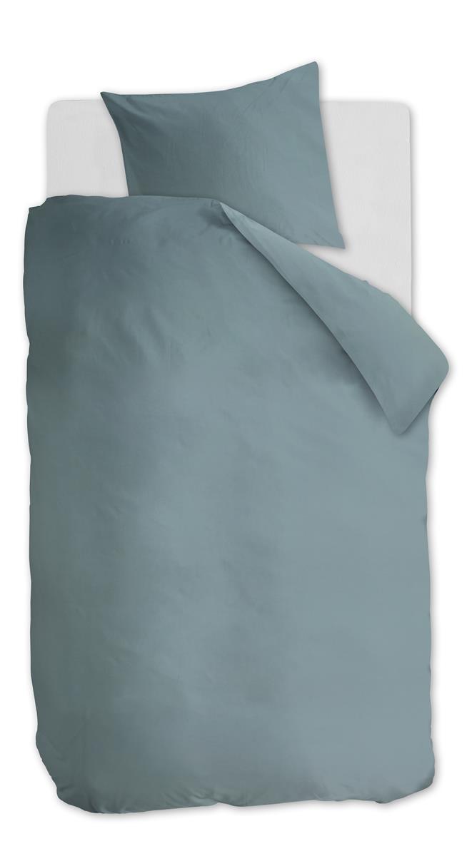 Ambiante Dekbedovertrekset Uni 140x200-220 cm Katoen Blauw