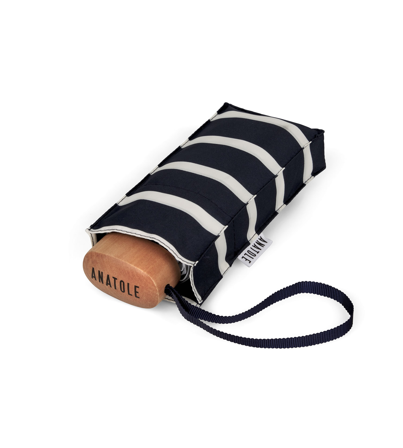 Anatole Paraplu Pablo Wit Gestreept dia 82cm - 17.5cm